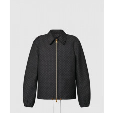 루이비통 코튼 블렌드 블루종