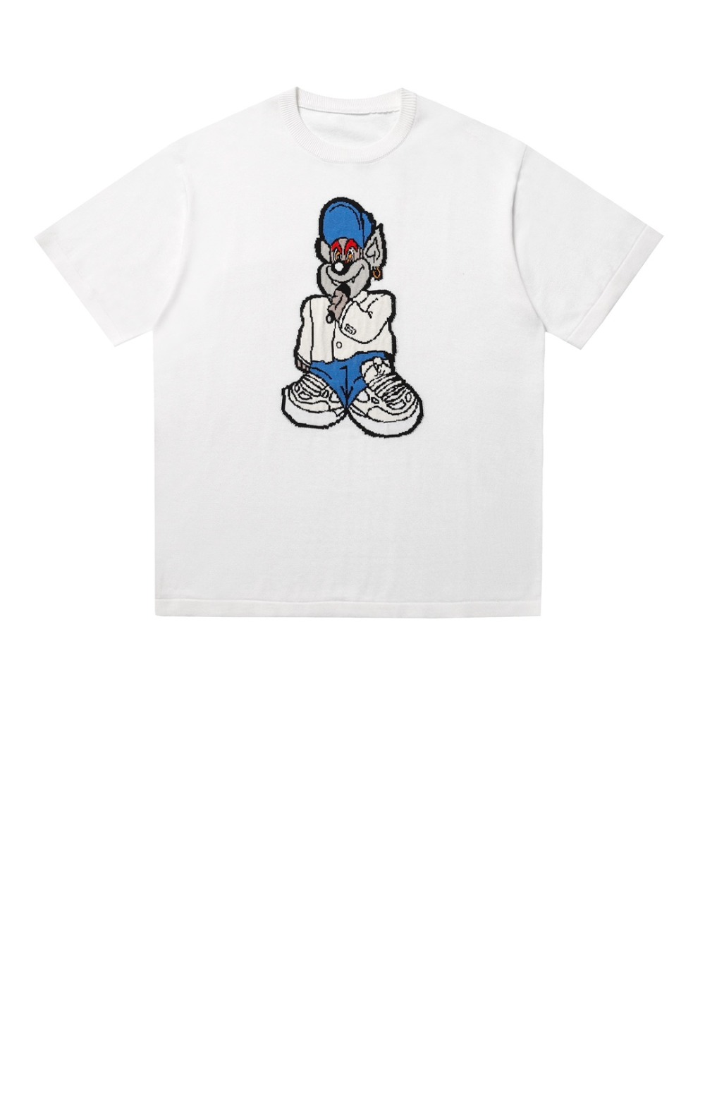 루이비통 로고 프린트 반팔