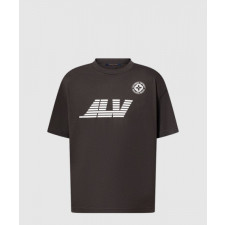 루이비통 워시드 프린티드 코튼 티셔츠