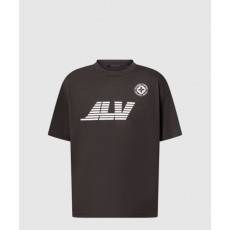 루이비통 워시드 프린티드 코튼 티셔츠