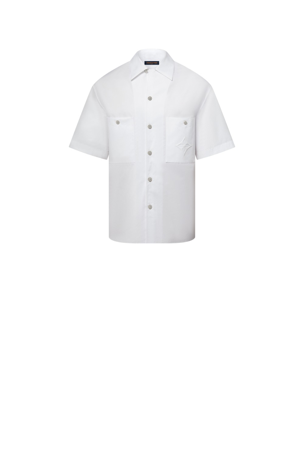 루이비통 시그니처 쇼트 슬리브드 코튼 셔츠