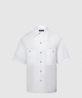 루이비통 시그니처 쇼트 슬리브드 코튼 셔츠
