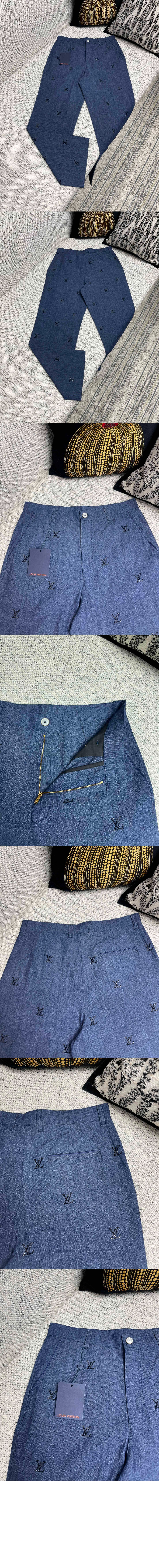 루이비통 엠벨리시드 데님 팬츠