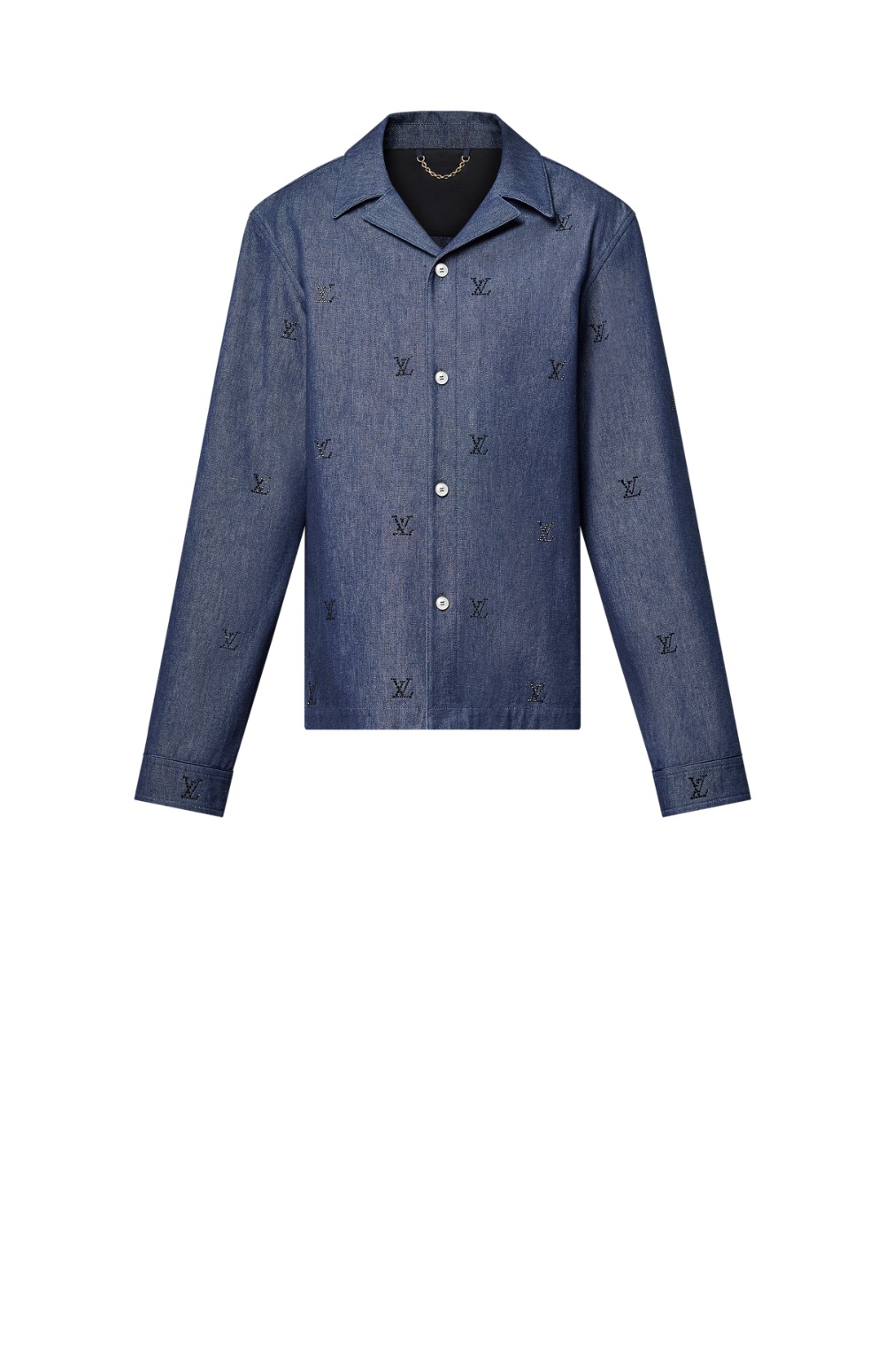 루이비통 엠벨리시드 데님 파자마 셔츠
