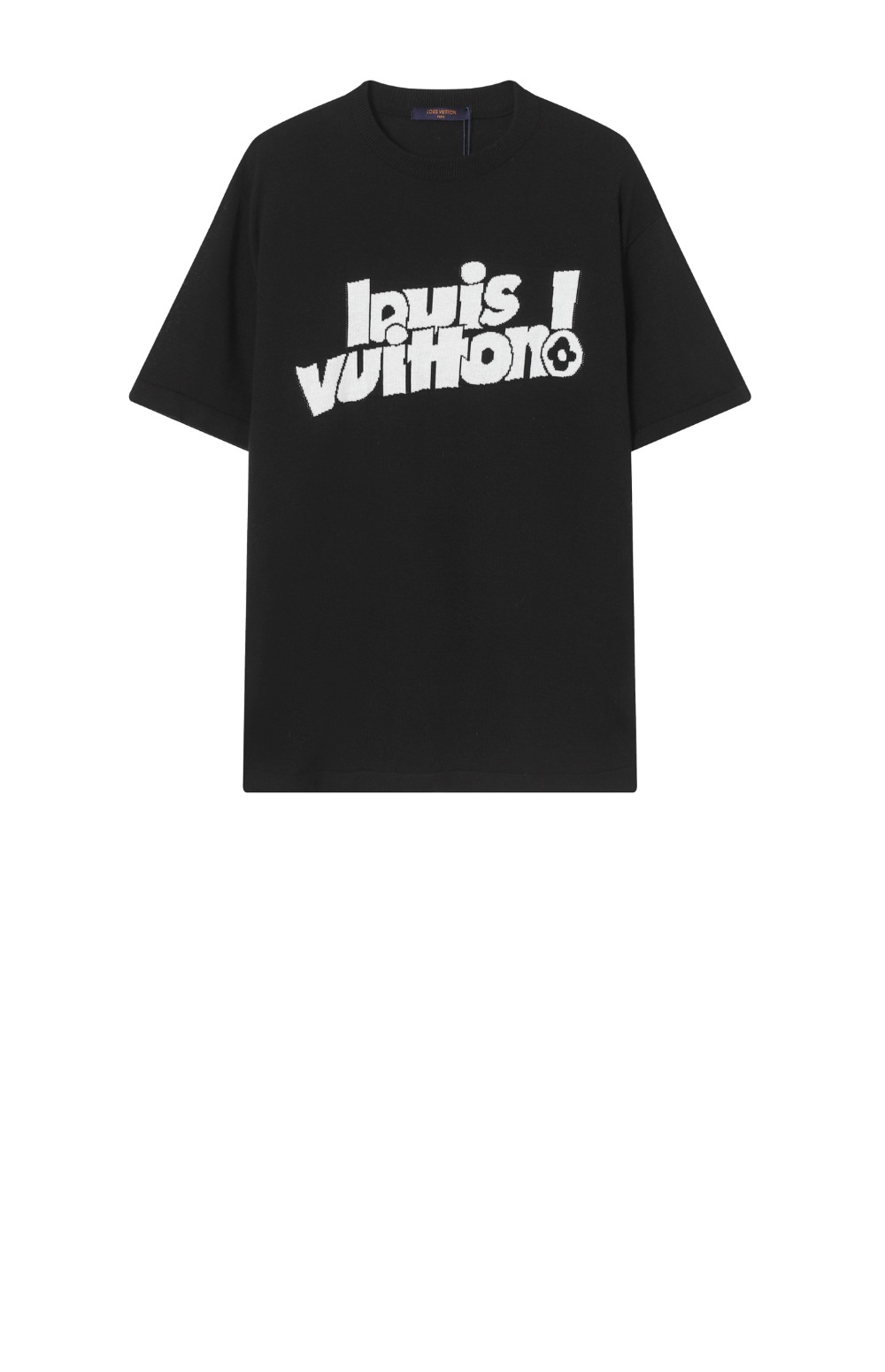 루이비통 로고 프린트 반팔