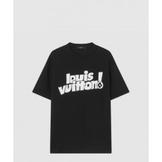 루이비통 로고 프린트 반팔