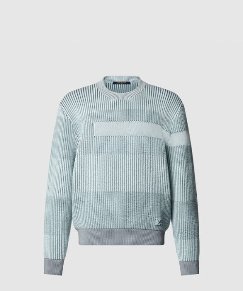 루이비통 자카드 코튼 크루넥