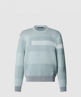 루이비통 자카드 코튼 크루넥