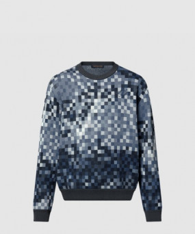 루이비통 프린트 니트 톱