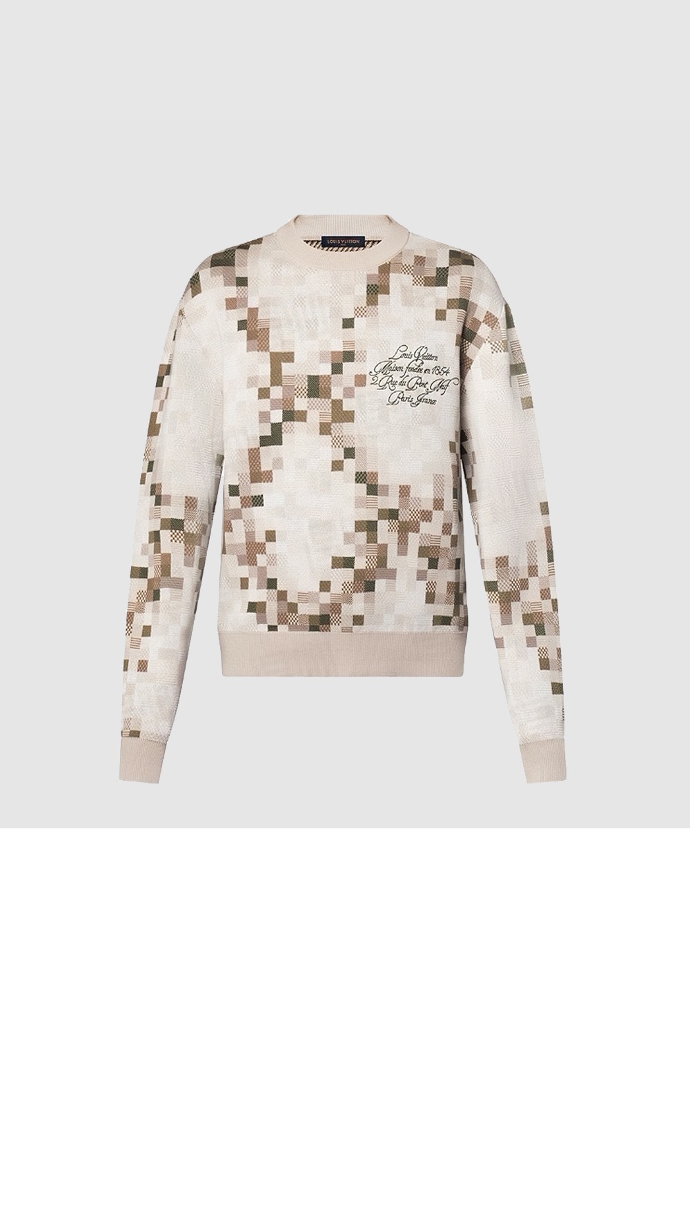 루이비통 다모플라주 자카드 풀오버