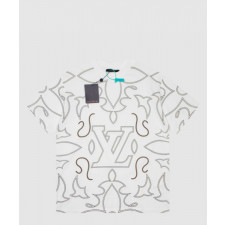 루이비통 엠브로이더드 코튼 티셔츠