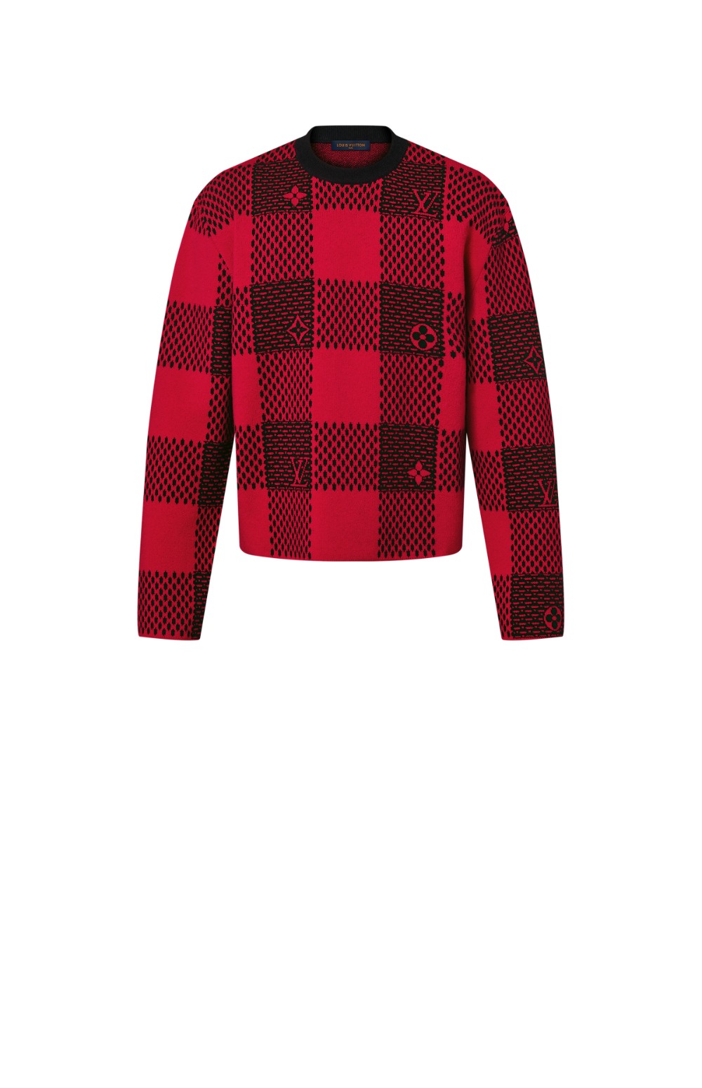 루이비통 다미에 울 크루넥