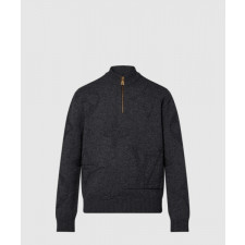 루이비통 모노그램 자카드 울 하프 지퍼 풀오버