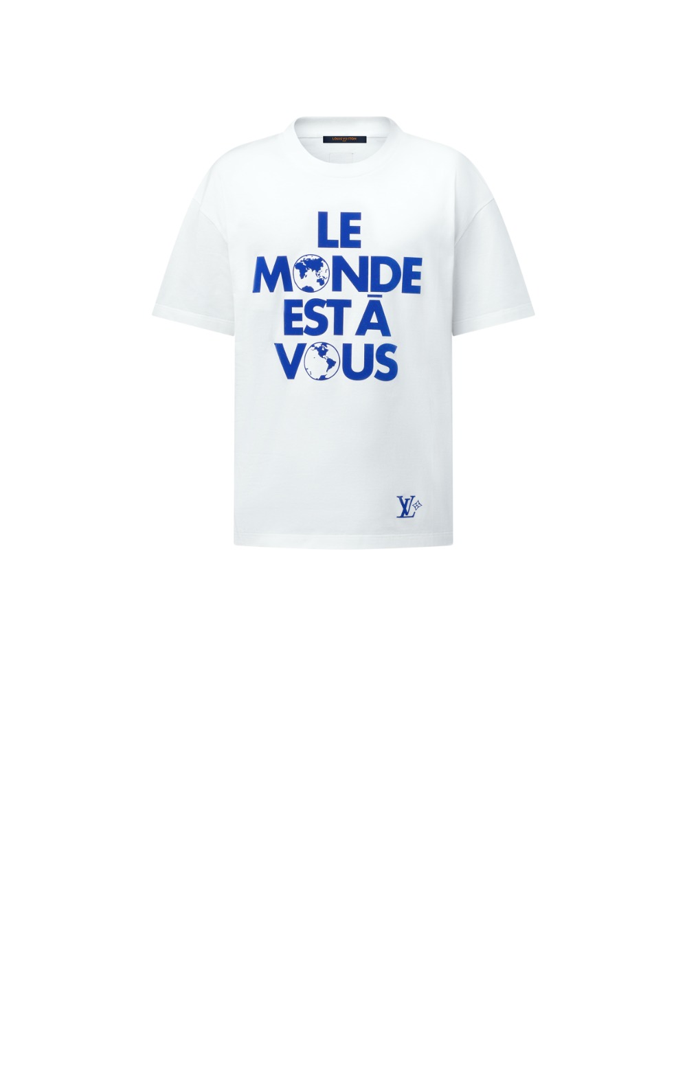 루이비통 그래픽 코튼 티셔츠