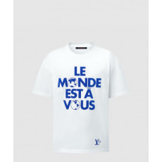 루이비통 그래픽 코튼 티셔츠