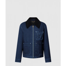 루이비통 윈터리 워크웨어 데님 재킷