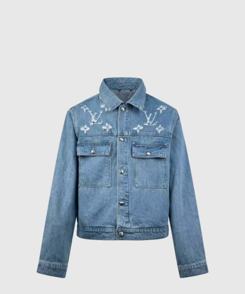 루이비통 데님 트러커 재킷