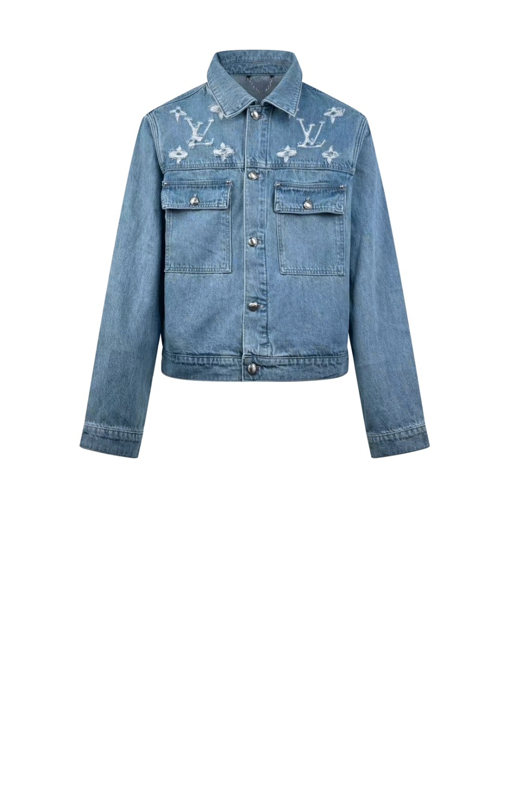 루이비통 데님 트러커 재킷