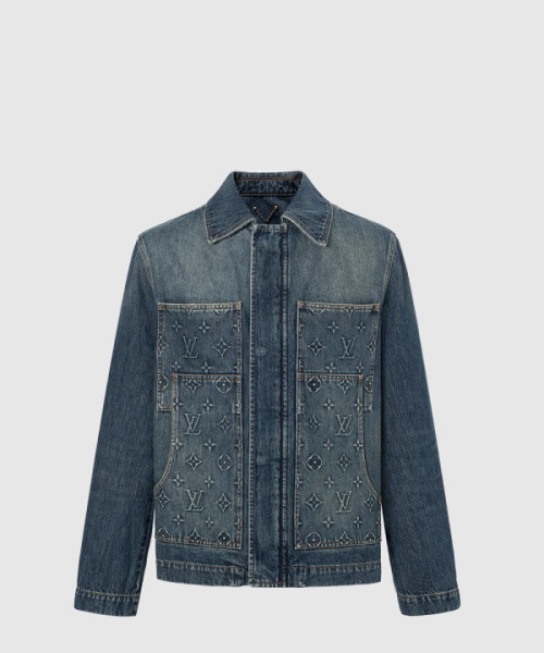 루이비통 로고 프린트 셔츠 톱