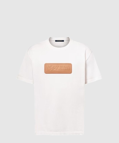 루이비통 로고 프린트 반팔