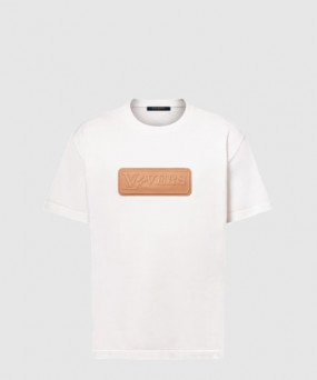 루이비통 로고 프린트 반팔