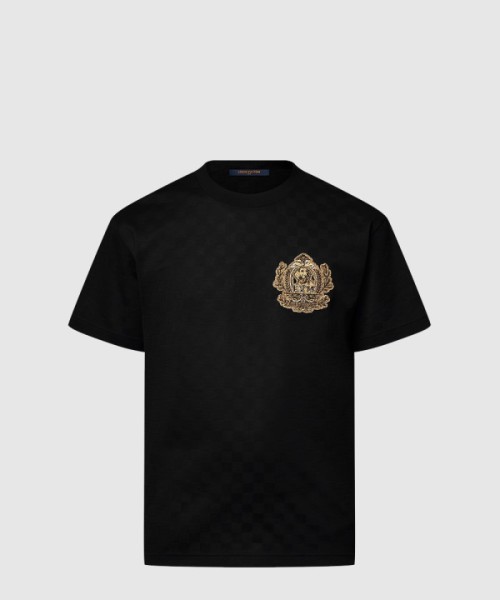 루이비통 시그니처 패치 코튼 티셔츠