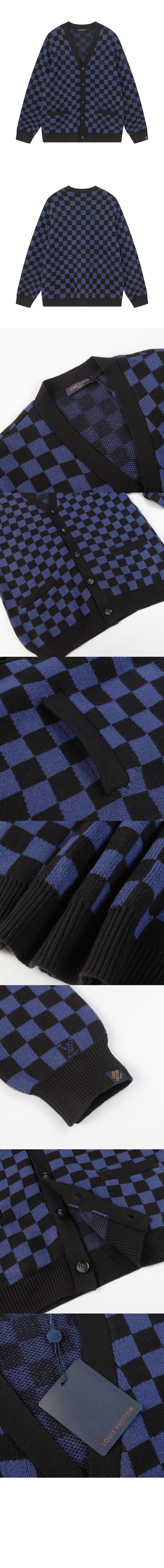 루이비통 울 가디건