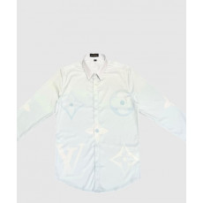 루이비통 로고 프린트 셔츠 톱