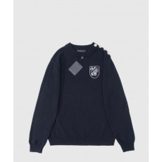 루이비통 엠브로이더드 코튼 블렌드 크루넥