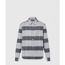 루이비통 롱 슬리브드 코튼 플란넬 셔츠