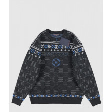 루이비통 자카드 울 풀오버