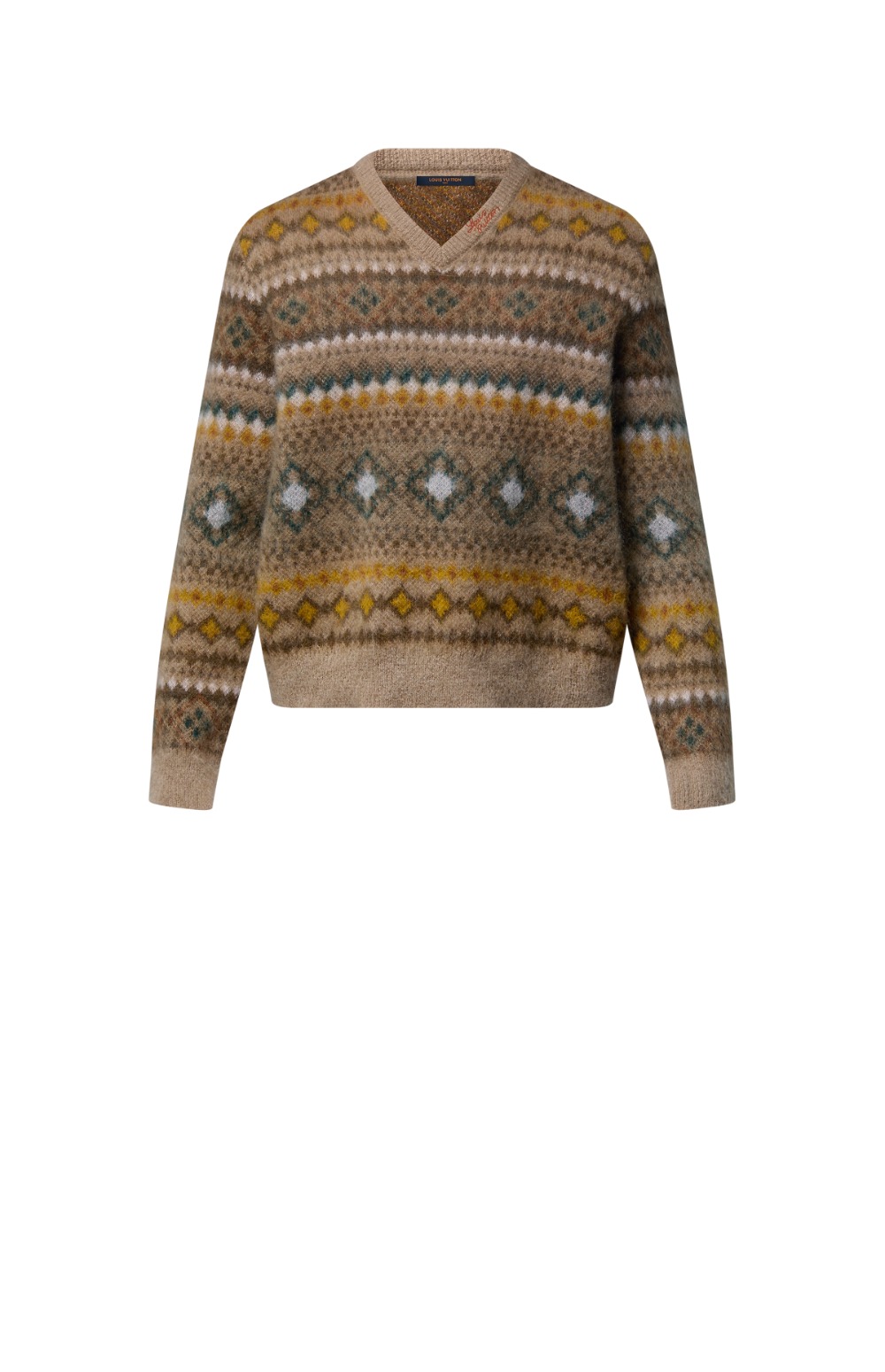 루이비통 모헤어 블렌드 페어 아일 풀오버