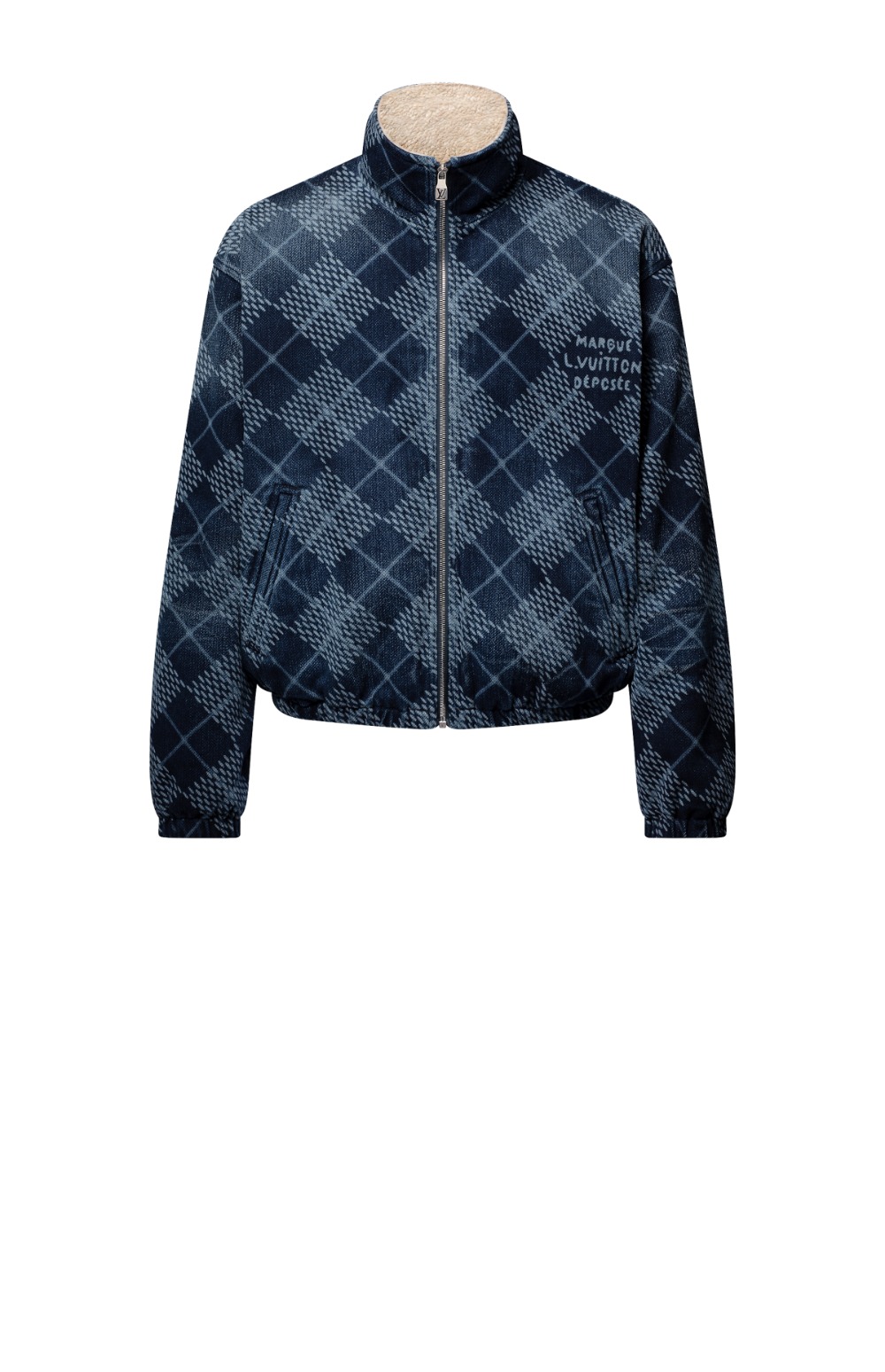 루이비통 데님 플리스 블루종