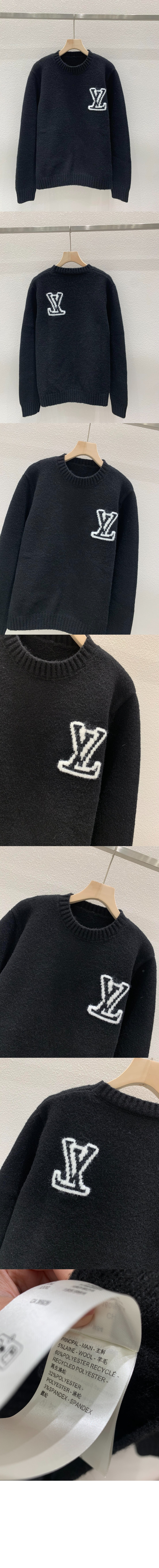 루이비통 프린트 니트 톱