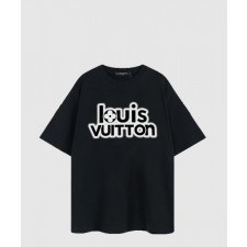 루이비통 로고 프린트 반팔