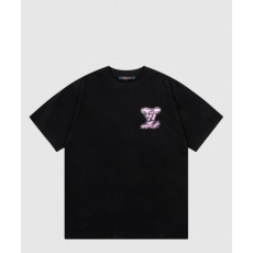 루이비통 로고 프린트 반팔