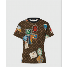 루이비통 로고 프린트 반팔