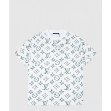 루이비통 로고 프린트 반팔