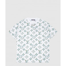 루이비통 로고 프린트 반팔