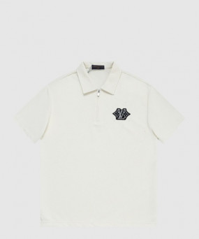 루이비통 로고 프린트 반팔