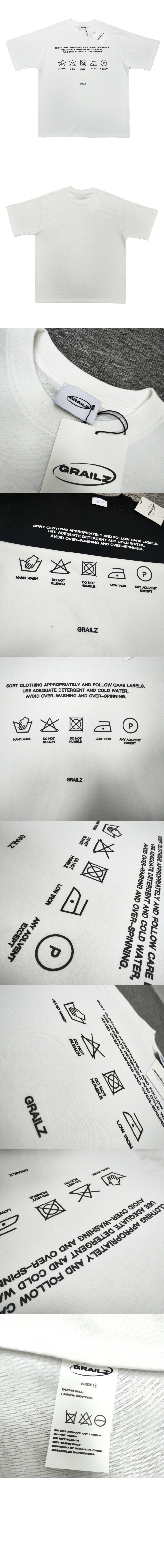 루이비통 로고 프린트 반팔