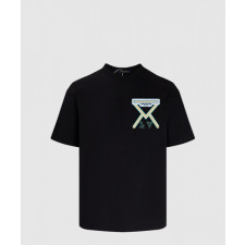 루이비통 로고 프린트 반팔