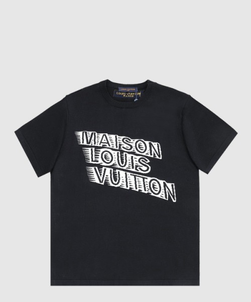 루이비통 로고 프린트 반팔