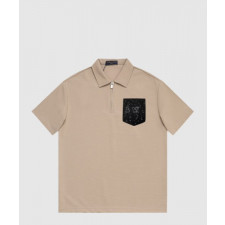 루이비통 로고 프린트 반팔