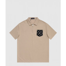 루이비통 로고 프린트 반팔