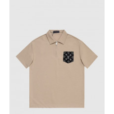 루이비통 로고 프린트 반팔