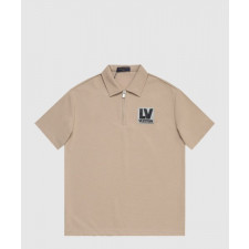 루이비통 로고 프린트 반팔