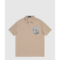 루이비통 로고 프린트 반팔