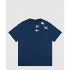 루이비통 로고 프린트 반팔