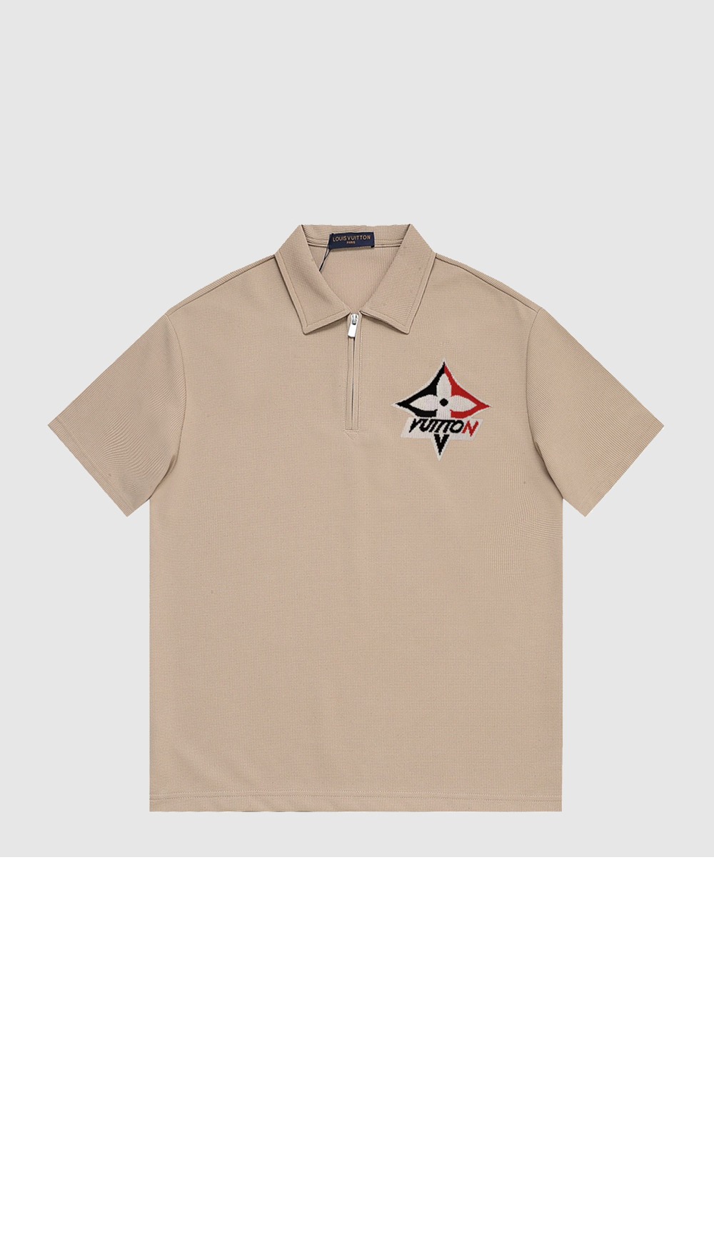 루이비통 로고 프린트 반팔